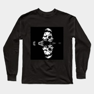 Terrifying Reflections; or Hideously Gourd- eous Long Sleeve T-Shirt